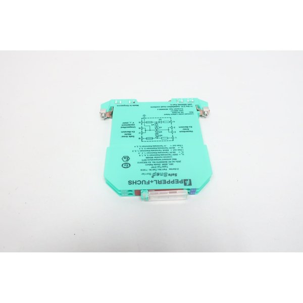 Pepperl Fuchs Safe Snap Barrier Safety Relay 71816 Z787